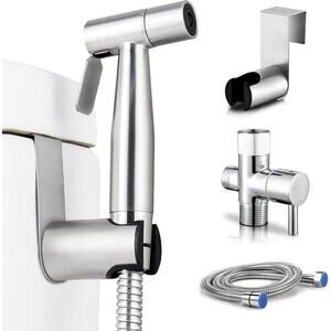 Bidet Sprayer for Toilet Handheld Sprayer Kit Chrome